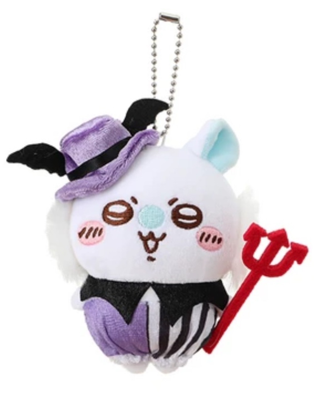 Miniso Chiikawa Magical Circus Series Halloween Season Momonga Plush Keychain